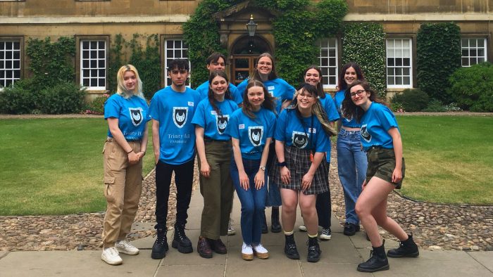 Student Ambassadors in Front Court