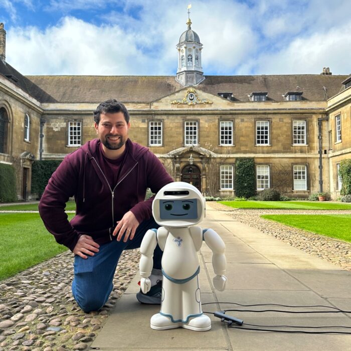 QTrobot with Dr Guy Laban