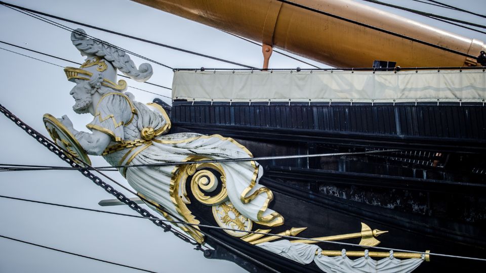 Figurehead on the HMS Warrior