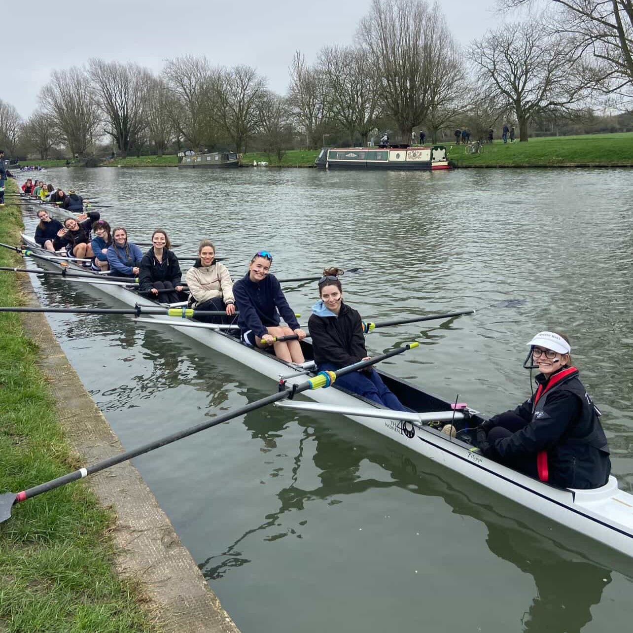W2 pulled over at the bank on day 5 of Lent Bumps.