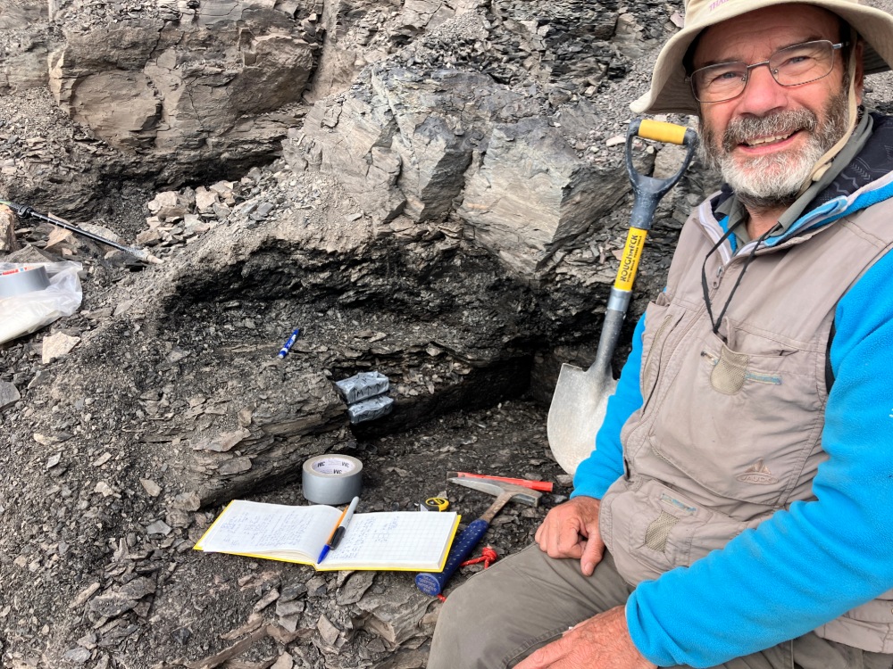 Professor John Marshall conducting research in Greenlaand.