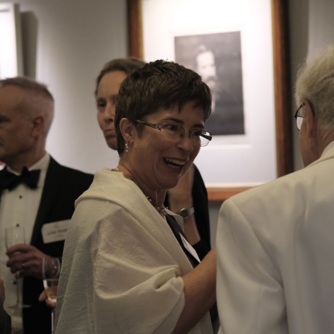 Alumni at the drinks reception in the Master's Lodge; the THA Dinner on 27 September 2025.